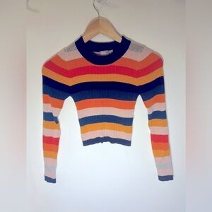 ASOS Colorful Crop Sweater